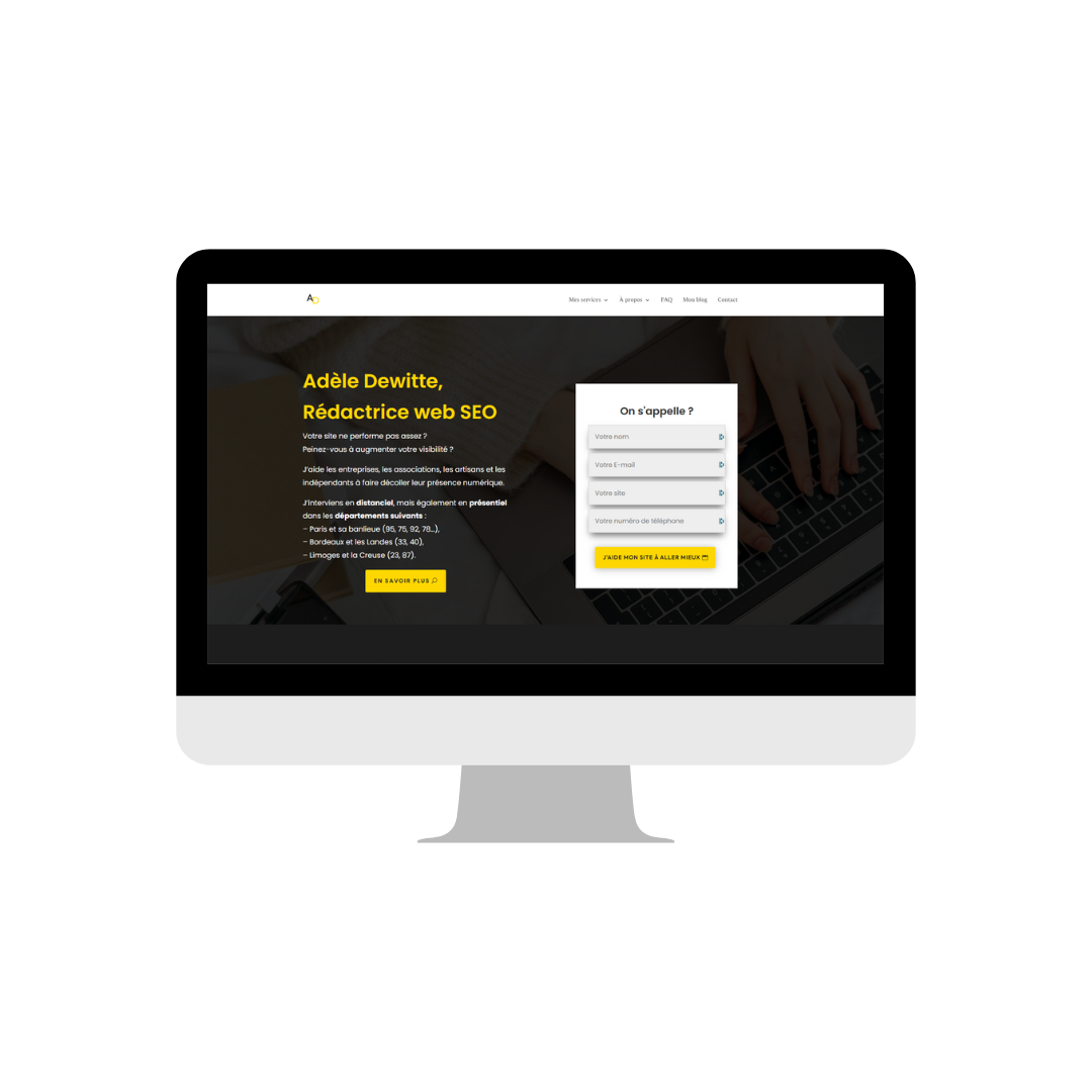 Adèle Dewitte, rédactrice web SEO et WordPress pour les entreprises, les indépendants et les associations.